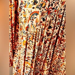 Paisley and blush dress